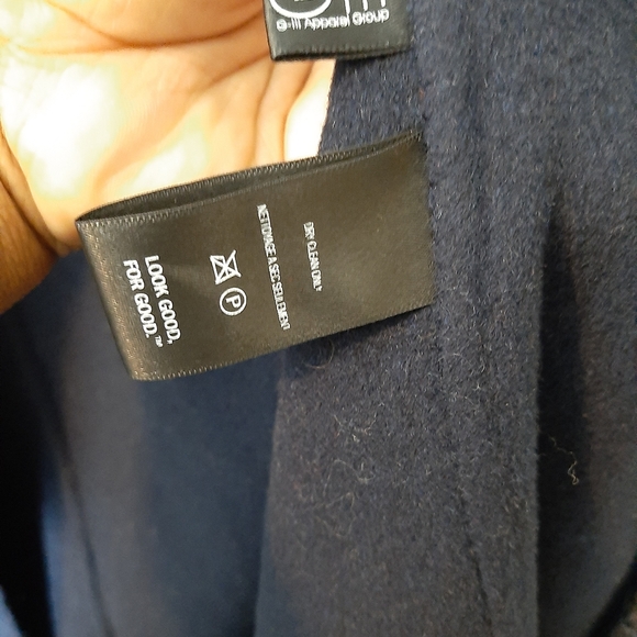 *HOST PICK* Kenneth Cole trench coat NAVY XL - Picture 13 of 15